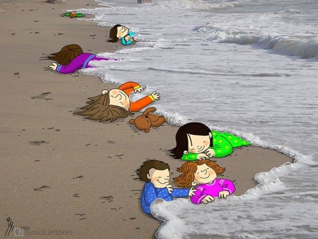 Aylan Kurdi'nin Yürek Dağlayan Çizimleri 6