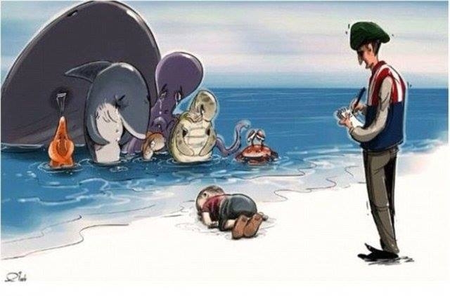 Aylan Kurdi'nin Yürek Dağlayan Çizimleri 8