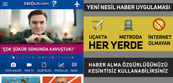 Uçakta İnternet Olmadan Haber Okuma