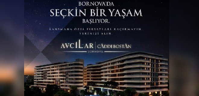 Avcılar İnşaat İzmir Cadde Bostan Bornova Projesi ve Fiyat Listesi