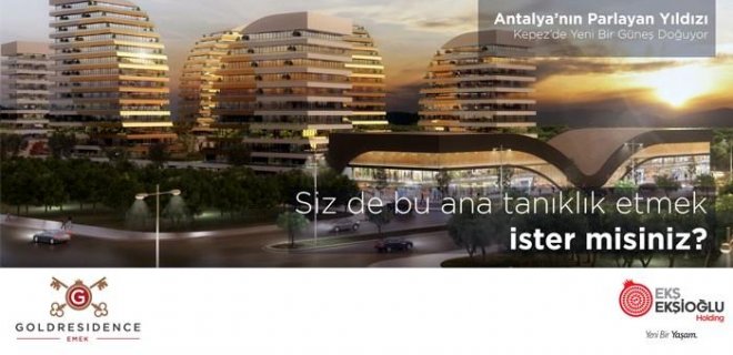 EKŞ Holding Gold Residence Emek Projesi ve Fiyat Listesi