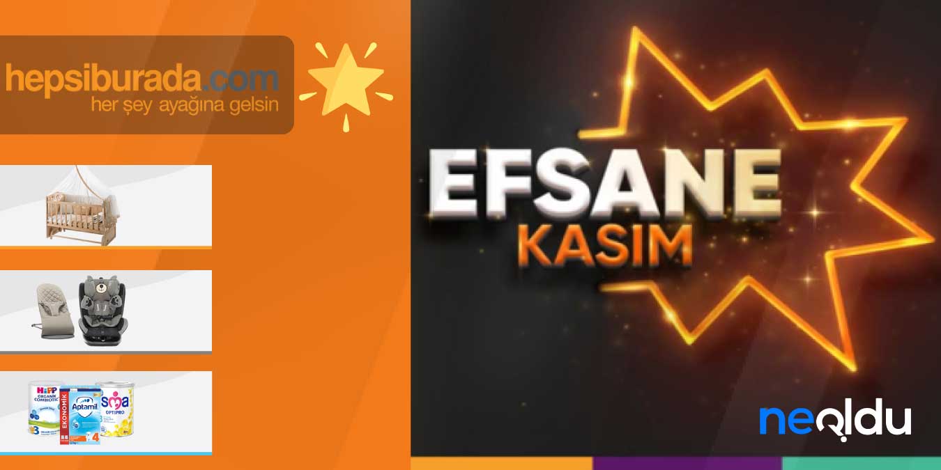 Hepsiburada Efsane Kasım İndirimli Anne ve Çocuk Ürünleri