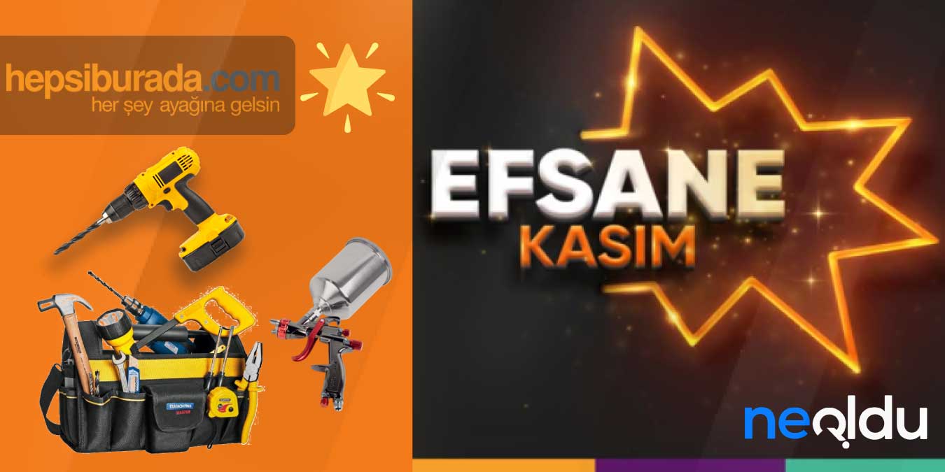 Hepsiburada 11 Kasım İndirimli Oto ve Yapı Market Ürünleri