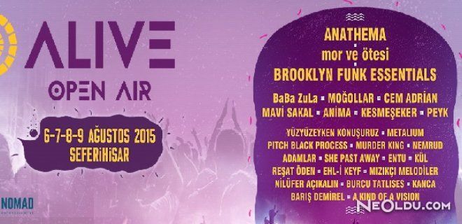 Alive Open Air Serüveni Başlıyor