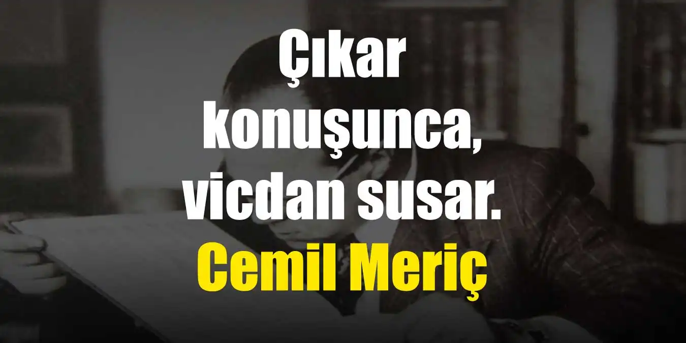 Cemil Meriç Sözleri - Cemil Meriç Kitaplarında Geçen Sözler