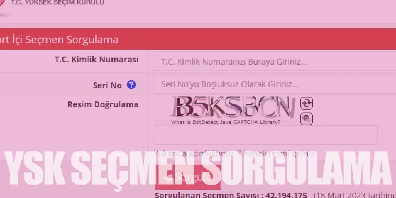 YSK Seçmen Sorgulama Nasıl Yapılır?