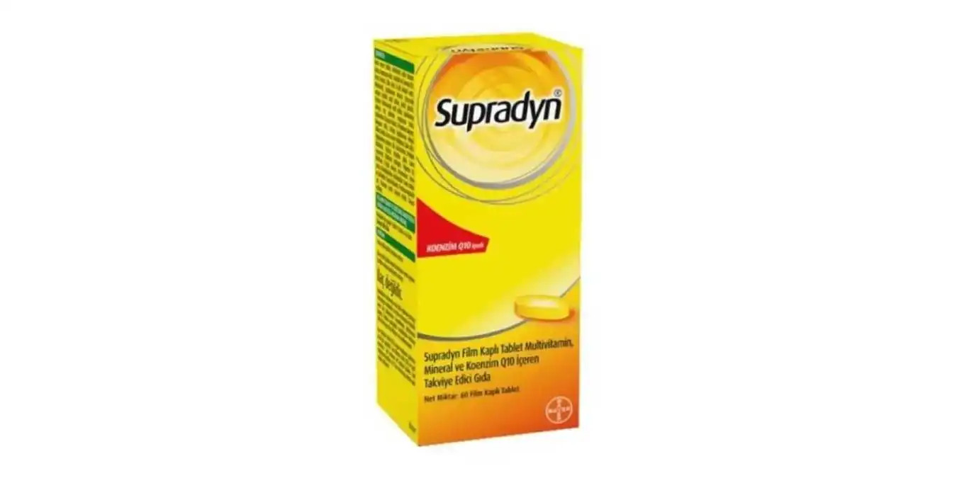 Supradyn Koenzim Q10 Multivitamin İçeriği ve Faydaları