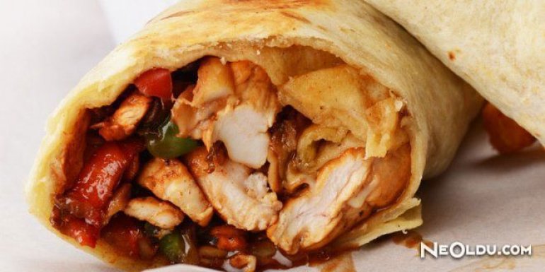 Ev Yapımı Tavuklu Wrap Tarifi