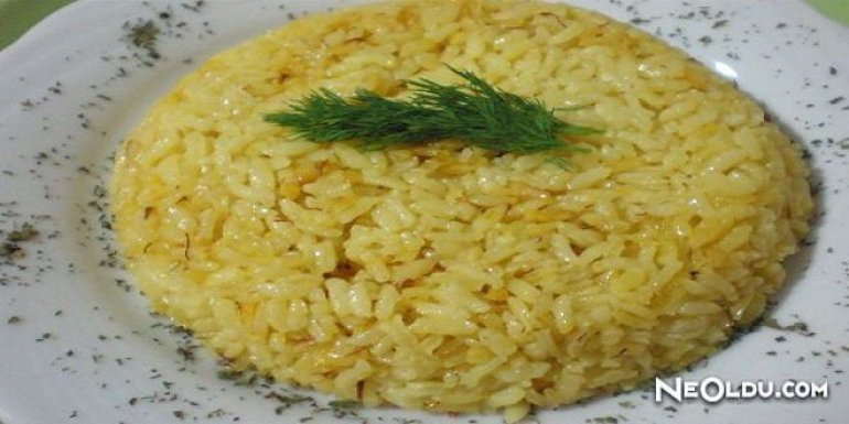 Safranlı Pilavı Tarifi