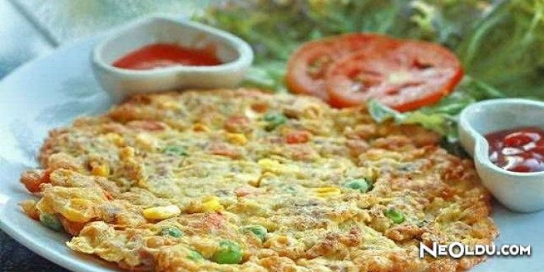 Sosisli Mısırlı Omlet Tarifi