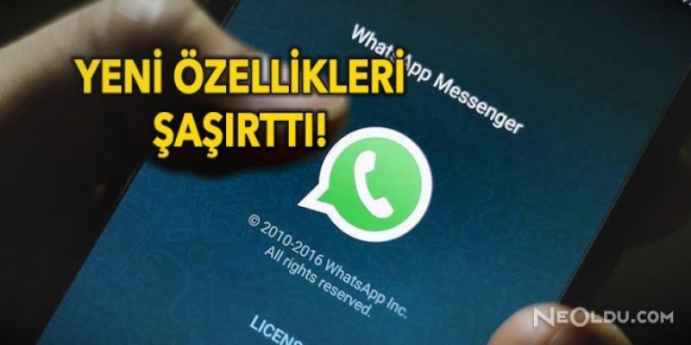 Whatshapp'a Yeni Özellik Geldi