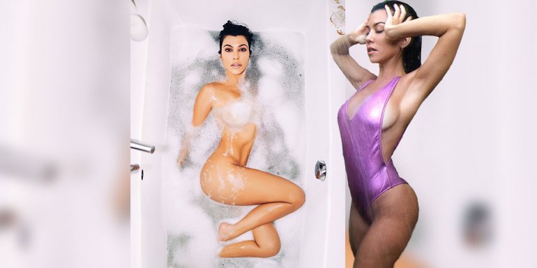 Kourtney Kardashian'dan İnternet Sitesi İçin Çıplak Poz!