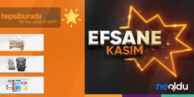 Hepsiburada Efsane Kasım İndirimli Anne ve Çocuk Ürünleri