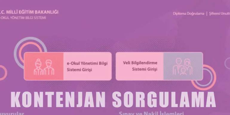 e-Okul Boş Kontenjan Sorgulama Nasıl Yapılır?