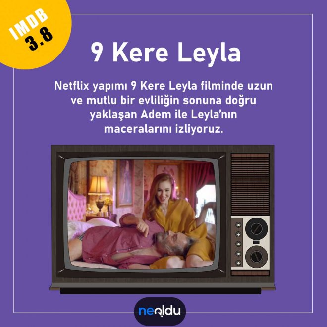 9 Kere Leyla filminden bir kare