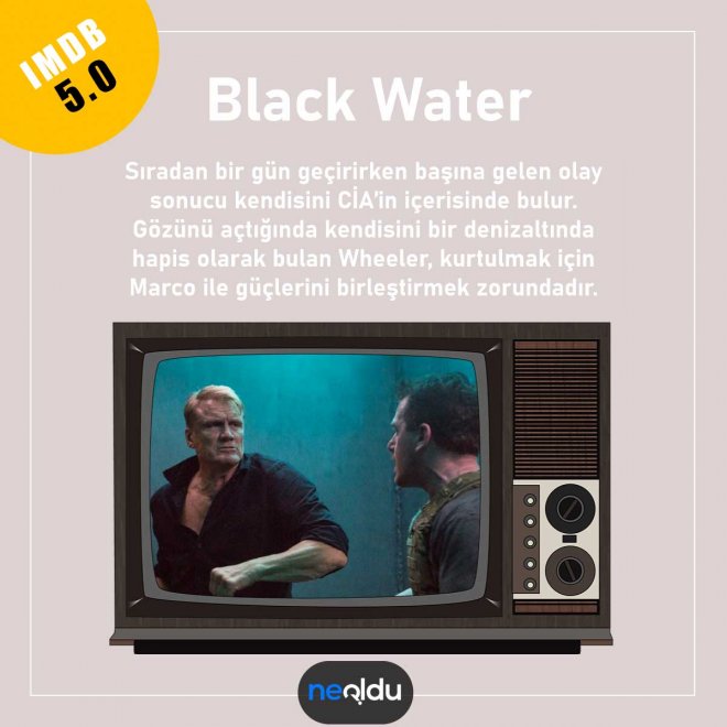 Van Damme Black Water CIA denizaltı operasyonu