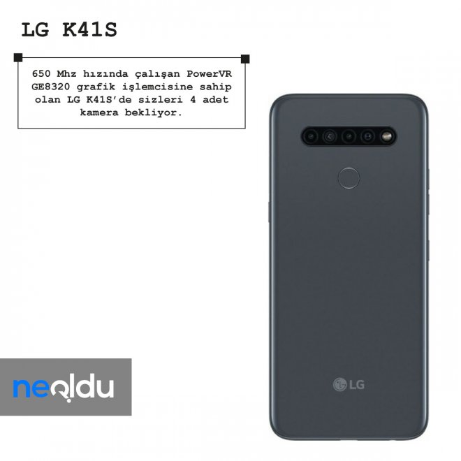 LG K41S Kamera