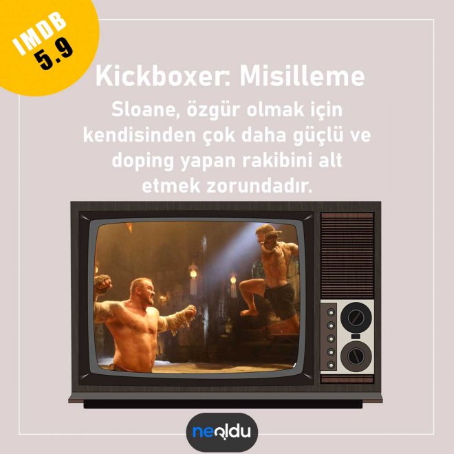 Van Damme Kickboxer Retaliation dövüş sahnesi