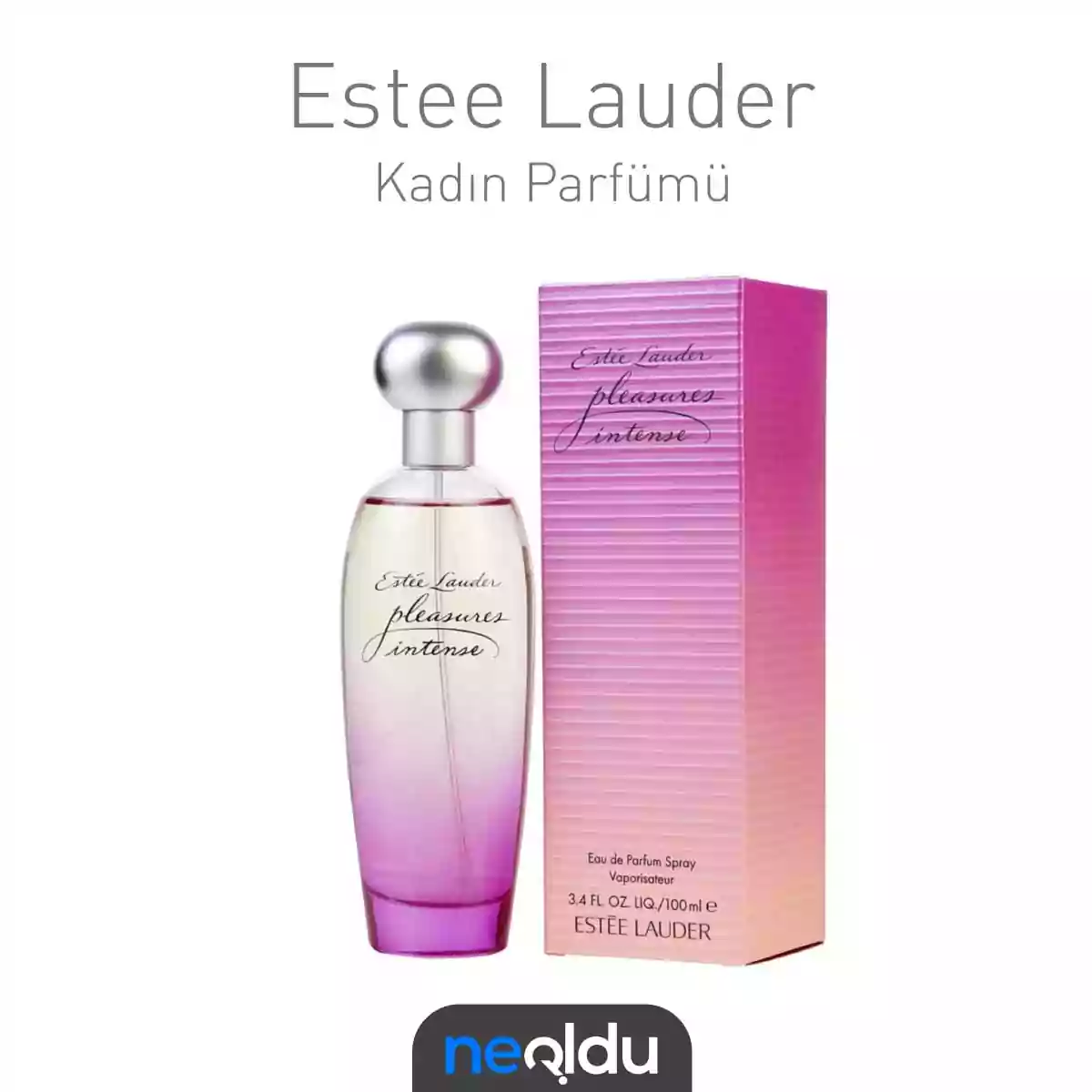 Estee Lauder Pleasures Intense kadın kış parfümü, çiçeksi ve egzotik notalarla yoğun koku