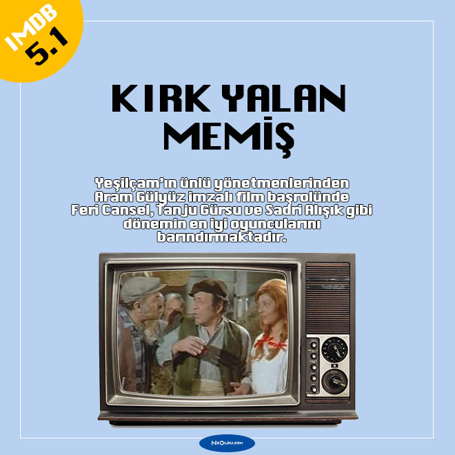 Kırk Yalan Memiş Sadri Alışık Komedi Filmi