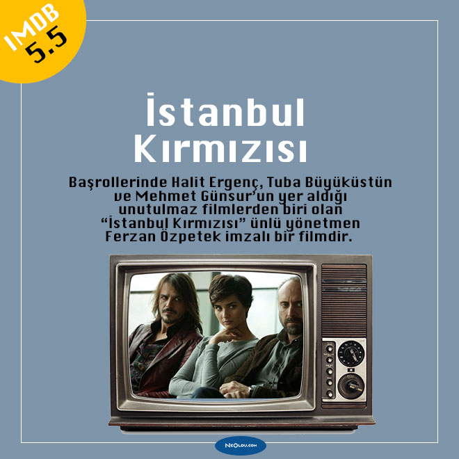 İstanbul Kırmızısı filminde Ferzan Özpetek ve İstanbul manzarası