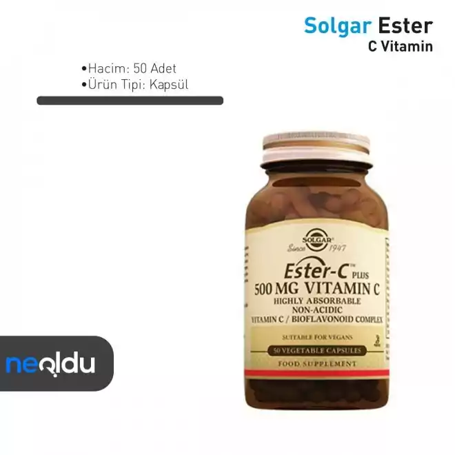 C Vitaminleri Solgar Ester