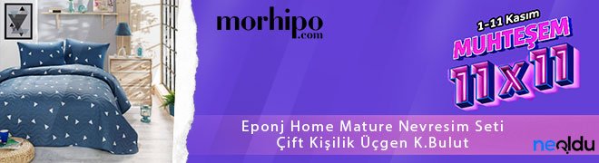 Eponj Home Mature Nevresim Seti Çift Kişilik Üçgen K.Bulut