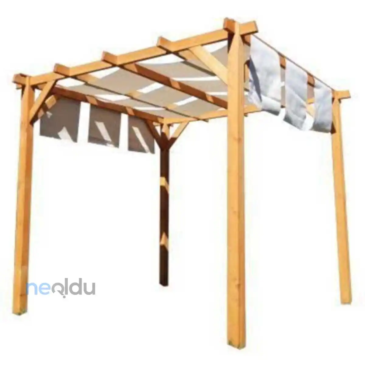 Kvs Ahşap Pergola Çardak Bahçe Tentesi