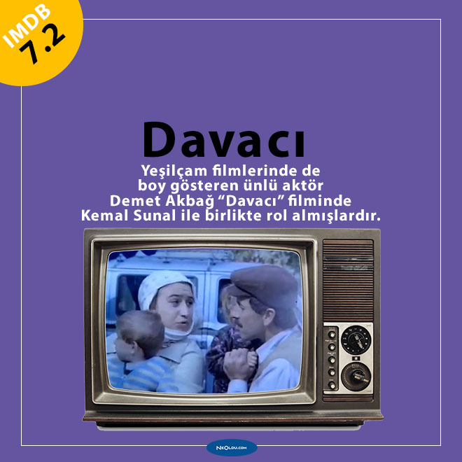 Davacı filminden bir sahne