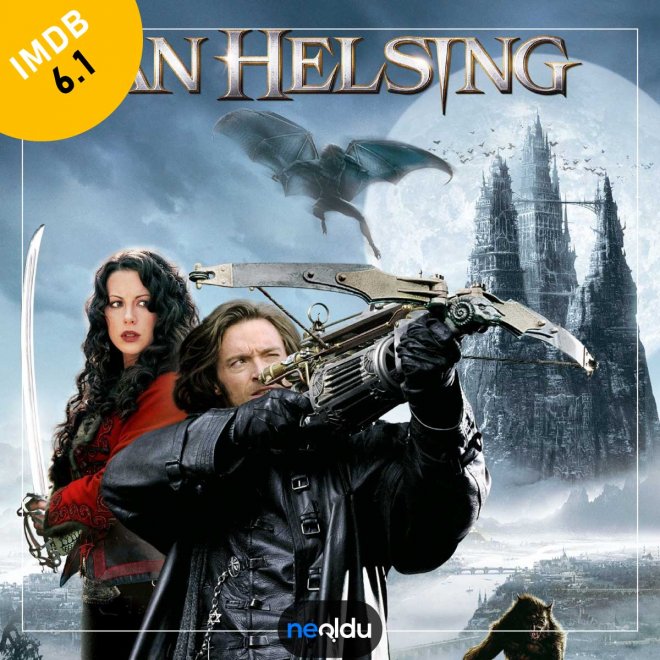 Van Helsing filminde kurt adam ve Dracula mücadelesi
