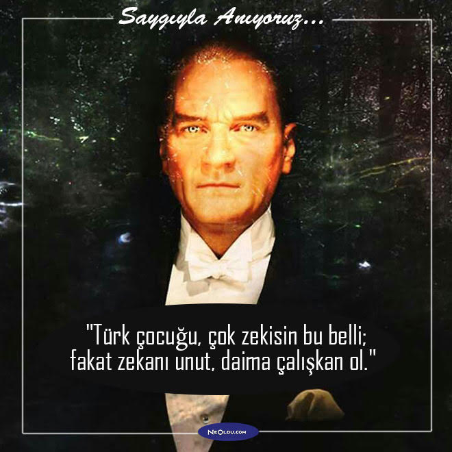 10 Kasım Atatürk'ü Anma Günü