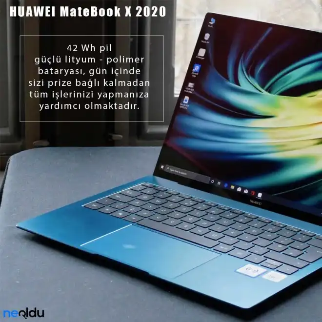 Huawei MateBook X 2020 Pil ve Bağlantı Özellikleri