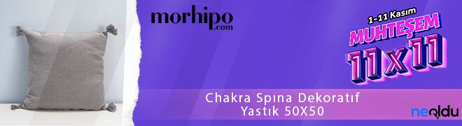 Chakra Spına Dekoratıf Yastık 50X50