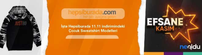 Çocuk Sweatshirt