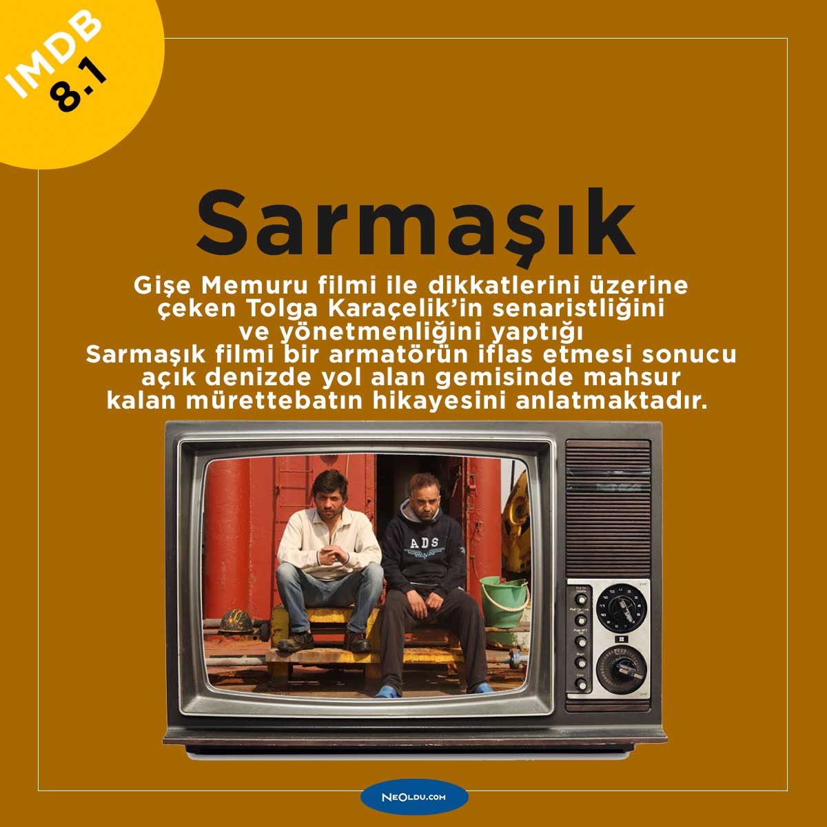 Sarmaşık filmi denizde mahsur kalan mürettebat