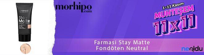  Farmasi Stay Matte Fondöten Neutral