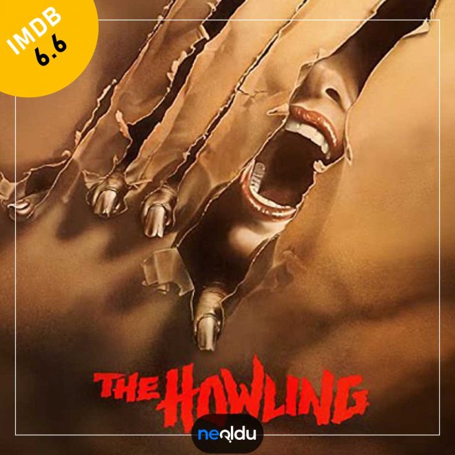 The Howling filminde rehabilitasyon merkezinde kurt adam