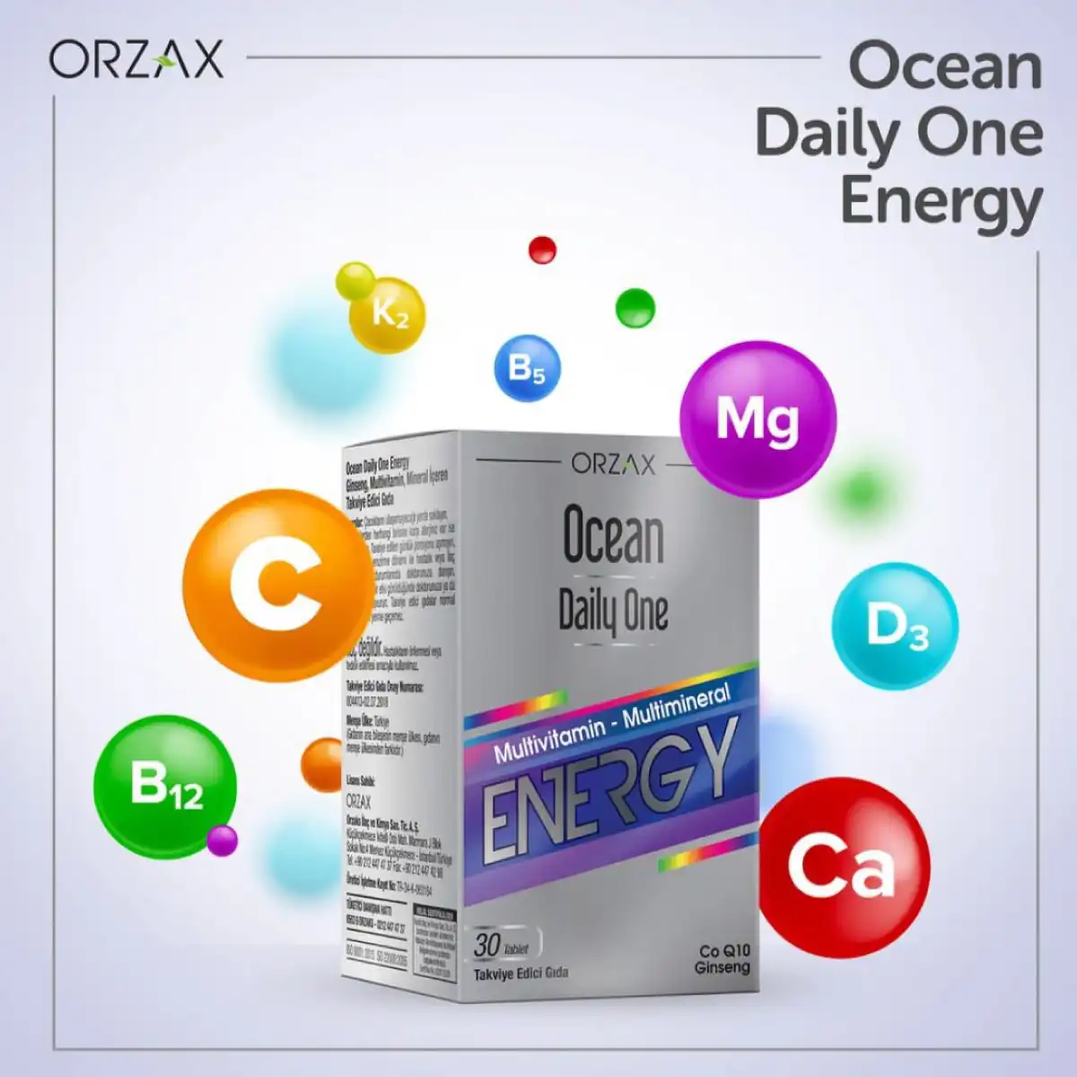 Orzax Ocean Daily One Energy Multivitamin