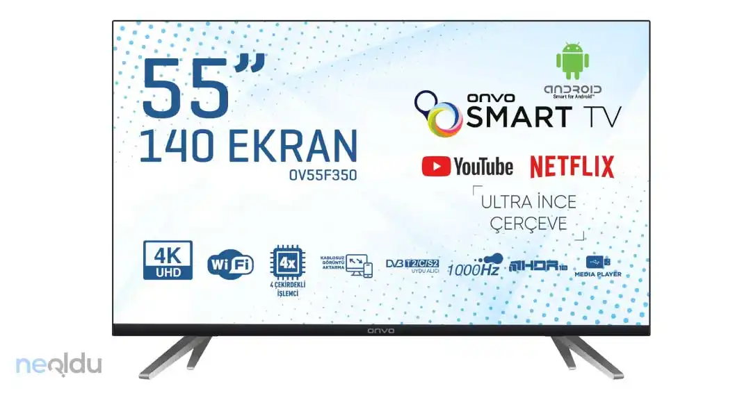 Onvo OV55F350 140 ekran televizyon