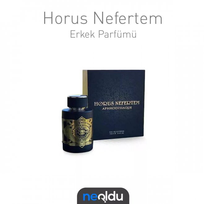 Horus Nefertem Aphrodisiaque erkek kış parfümü, afrodizyaklı ve sıcak notaları ile baş döndürücü