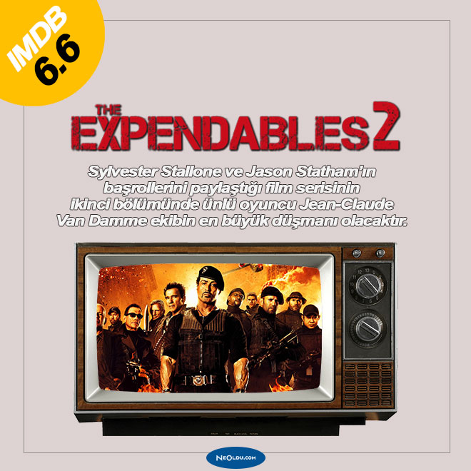 Van Damme Expendables 2 ekibe karşı sahne