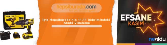 Akülü Vidalama