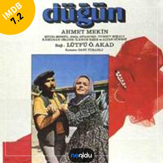 Düğün filmi sahnesi