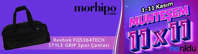 Reebok FQ5364TECH STYLE GRIP Spor Çantası