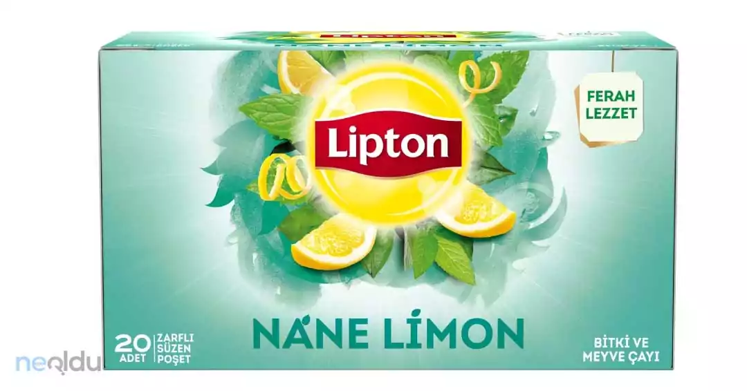 Lipton Nane Limon Bardak Poşet Bitki Çayı