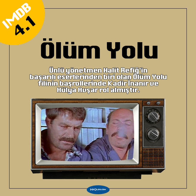 Ölüm Yolu filminde Kadir İnanır ve Hülya Avşar