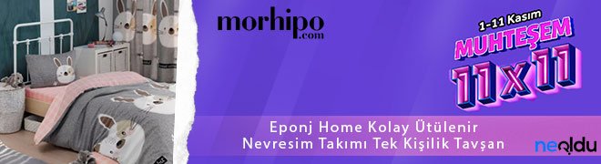 Eponj Home Kolay Ütülenir Nevresim Takımı Tek Kişilik Tavşan