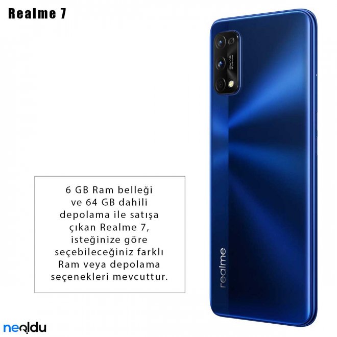 Realme 7 Tasarım ve Özellikler