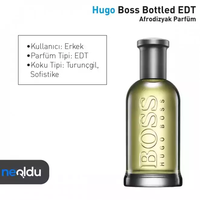 Hugo Boss Bottled EDT afrodizyaklı parfüm, sofistike ve turunçgil esansıyla etkileyici