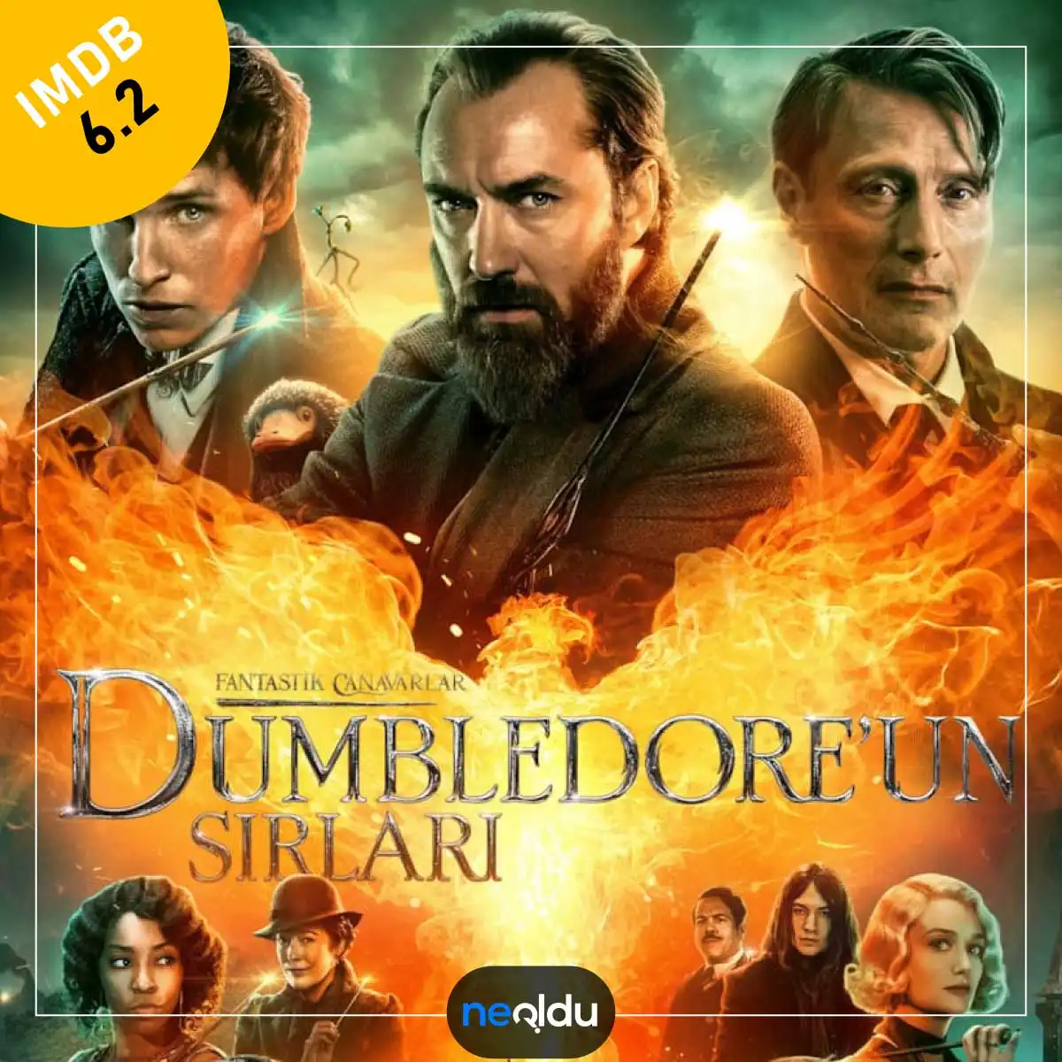 Fantastik Canavarlar serisinde Dumbledore ve ekibinin Gellert’a karşı mücadelesi